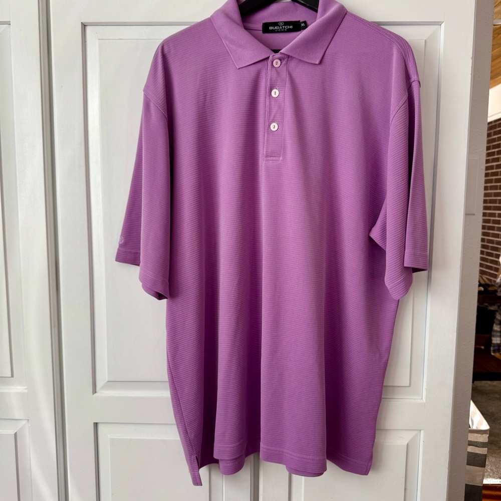 Bugatchi UOMO Purple‎ Polo Shirt Soft Modal- XL